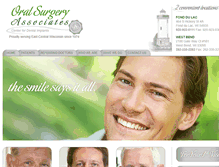 Tablet Screenshot of oralsurgerywi.com